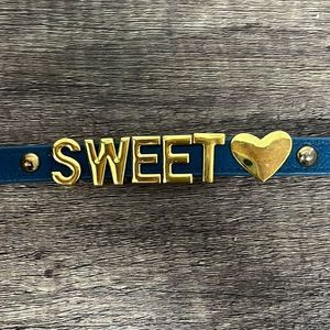 BCBGeneration Gold COLOR  SWEET Leather Bracelet